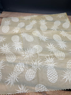 
                  
                    Load image into Gallery viewer, “Pineapple Paradise” 100% Natural Beeswax Wrap
                  
                