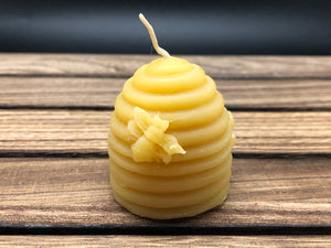 
                  
                    Load image into Gallery viewer, Natural 100% Beeswax Skep Candle
                  
                