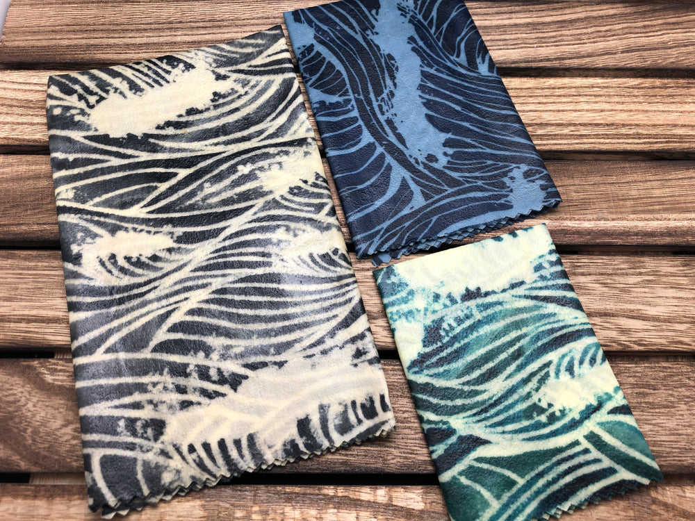 
                  
                    Load image into Gallery viewer, &amp;quot;Let&amp;#39;s Make Waves&amp;quot; 100% Natural Beeswax Wrap
                  
                