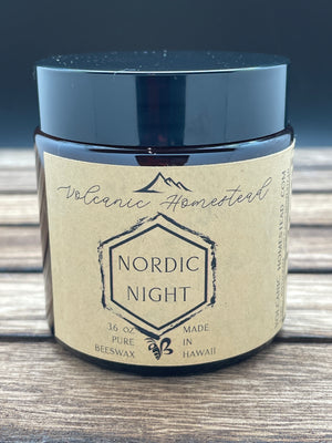 
                  
                    Load image into Gallery viewer, Nordic Night Scented Beeswax Candle
                  
                