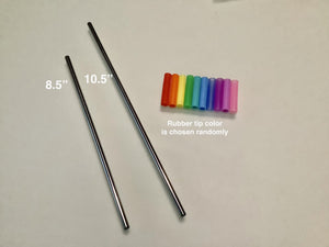 
                  
                    Load image into Gallery viewer, Reusable Stainless Steel Straws Gift
                  
                