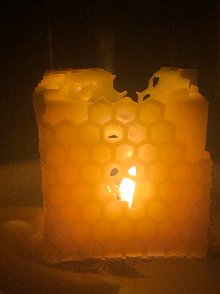 
                  
                    Load image into Gallery viewer, Natural 100% Beeswax Cube Candle
                  
                