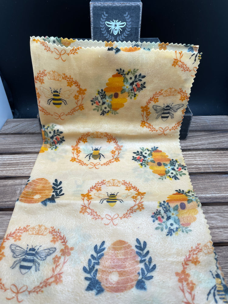 
                  
                    Load image into Gallery viewer, &amp;quot;Bee Kind” 100% Natural Beeswax Wrap
                  
                