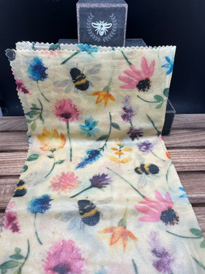 
                  
                    Load image into Gallery viewer, &amp;quot;Bee You” 100% Natural Beeswax Wrap
                  
                