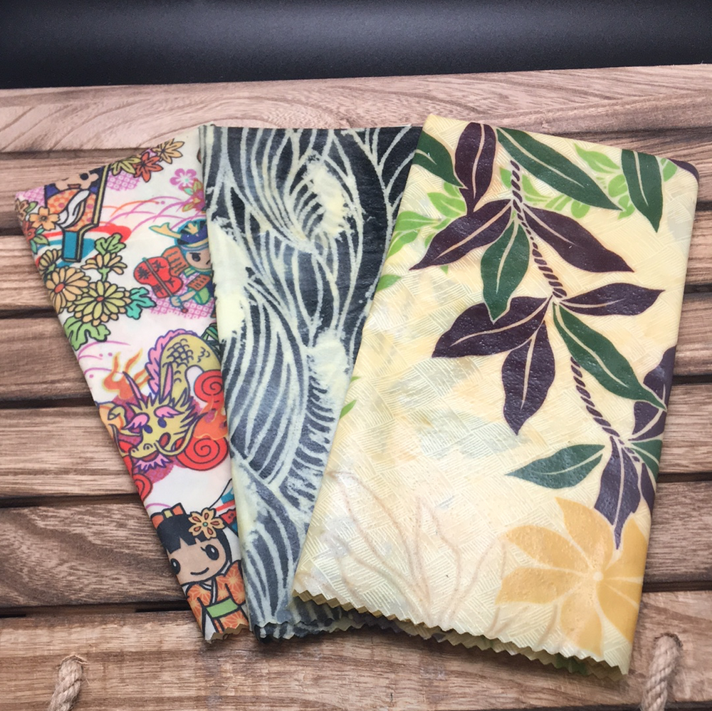 
                  
                    Load image into Gallery viewer, “Bamboocha” (16”x18”) 100% Natural Beeswax Wrap
                  
                