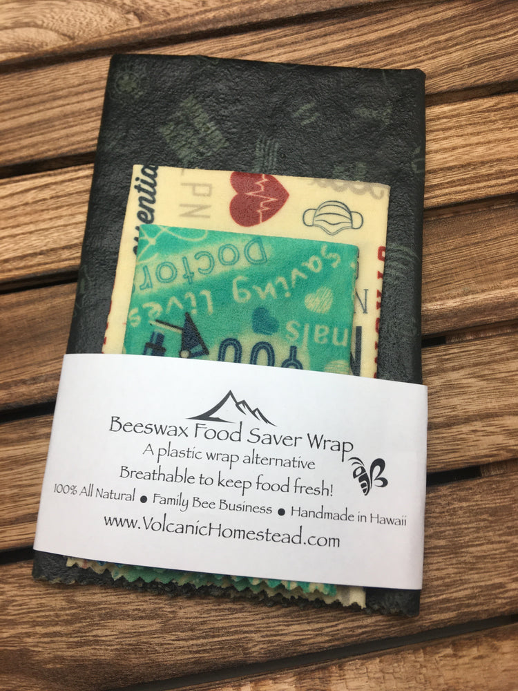 “Heroes: Medical” 100% Natural Beeswax Wrap