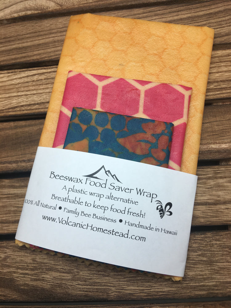 “Are You Buzzin'?” Rainbow - 100% Natural Beeswax Wrap